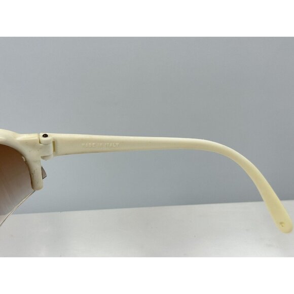 Vintage Brevettato Baruffaldi Wrap Sunglasses Ivory Frames Anti Fog Italy (L) - Picture 6 of 11